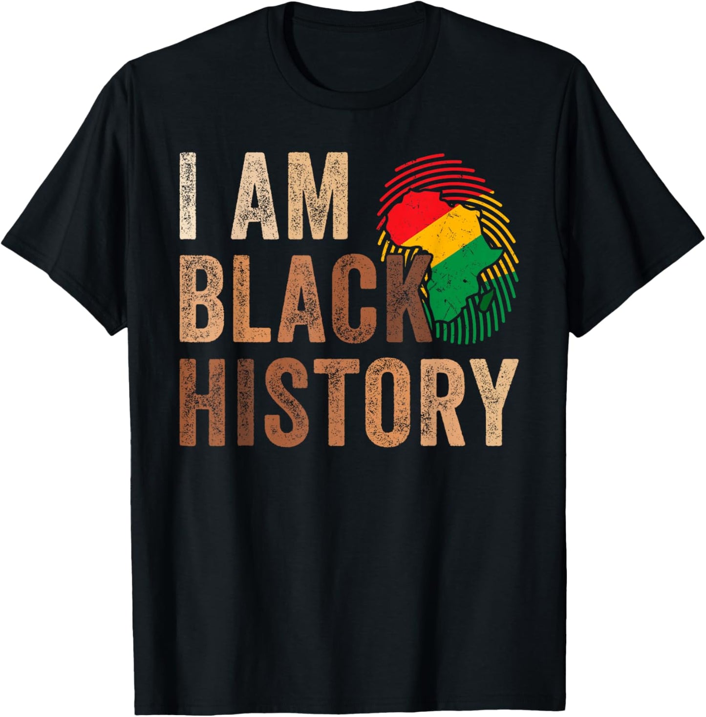 I Am Black History Month African American DNA Melanin Pride T-Shirt - T-Shirt | Black