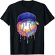 Baseball Drip for Boys Ice Cream Drip Baseball Sport Lover T-Shirt - T-Shirt | Black