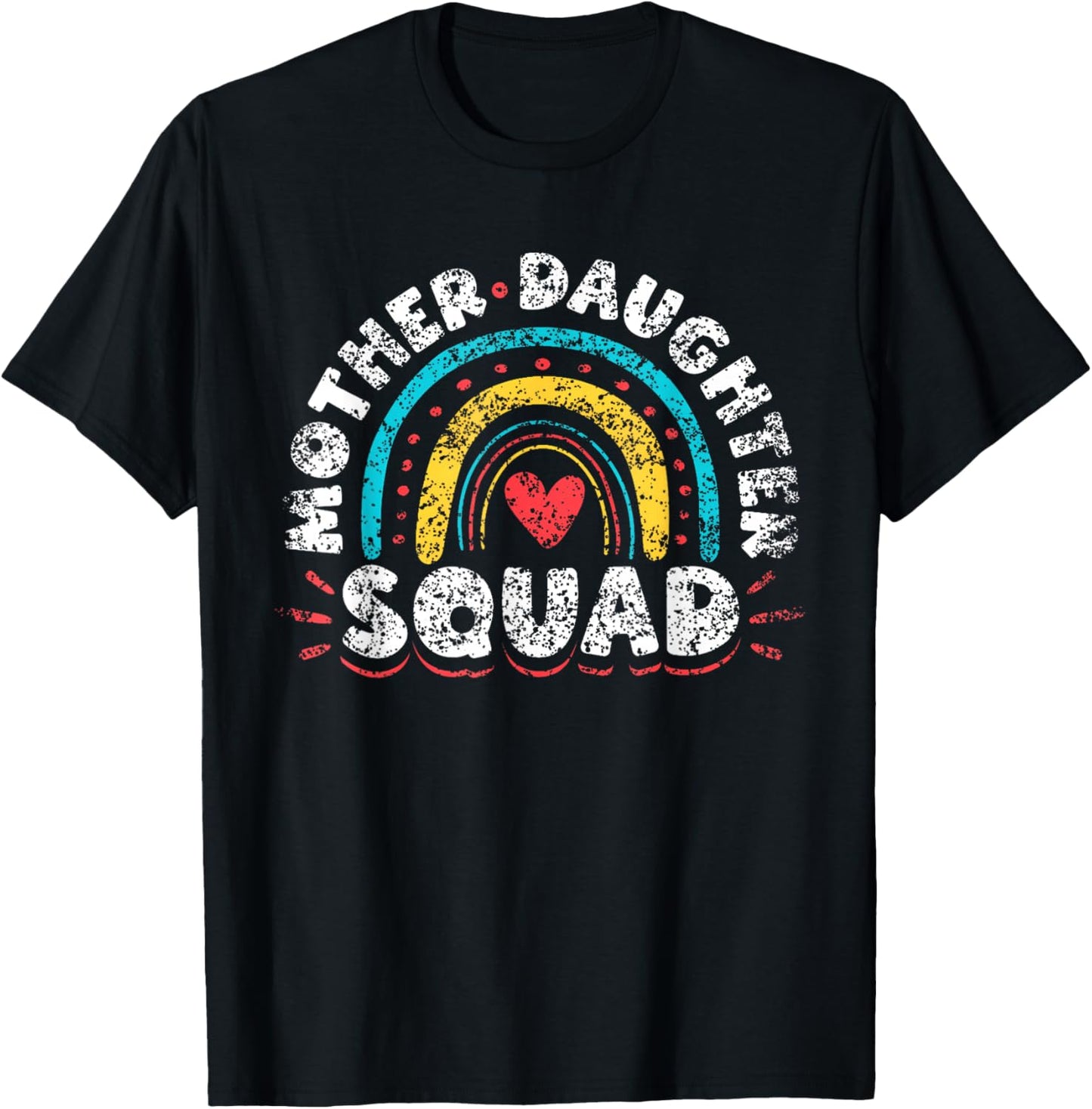 Mother Daughter Squad Matching Mom Mother Daughter Mommy T-Shirt - T-Shirt | Black