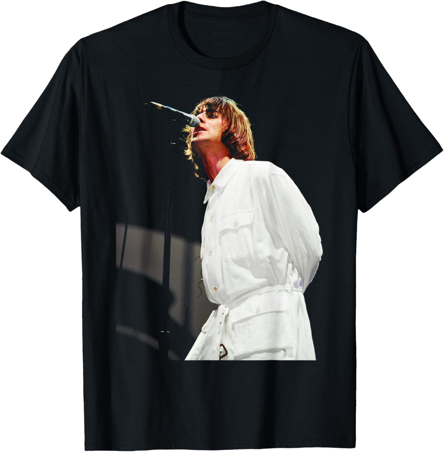 Liam Gallagher Oasis Live Britpop Knebworth 1996 T-Shirt - T-Shirt | Black