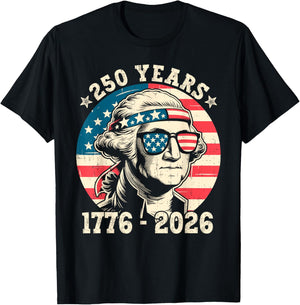 250 Years American 1776 2026 250th USA Years Patriotic USA T-Shirt - T-Shirt | Black
