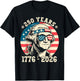 250 Years American 1776 2026 250th USA Years Patriotic USA T-Shirt - T-Shirt | Black