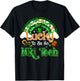 Lucky to Be MRI Tech Shamrock Rainbow St Patricks Day T-Shirt - T-Shirt | Black