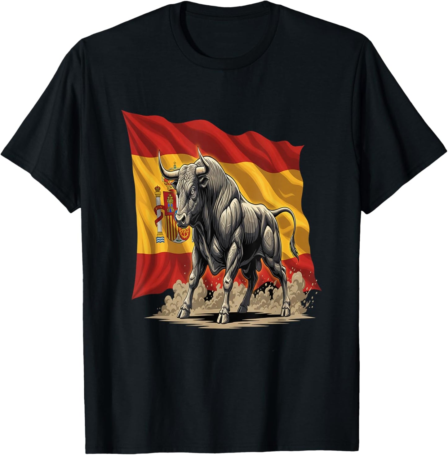Spain , Spanish Clothes, Spain Shirts Spain T-Shirt - T-Shirt | Black