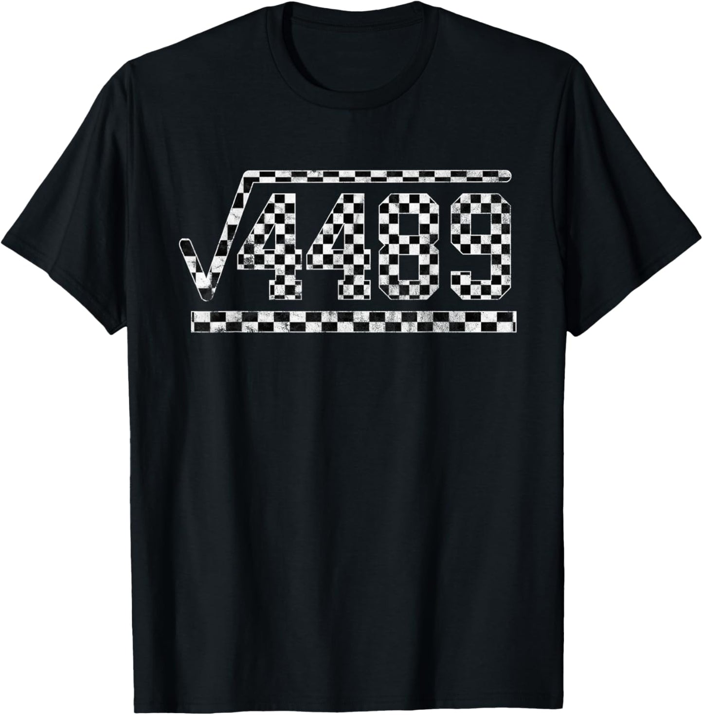 Funny 6 7 Square Root of 4489 Slang Math Teacher T-Shirt - T-Shirt | Black