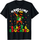 Handsome Black and Educate Dabbing Young Black King Boy T-Shirt - T-Shirt | Black