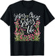 Sisters in Christ are Sisters for Life Christ Flowers Faith T-Shirt - T-Shirt | Black