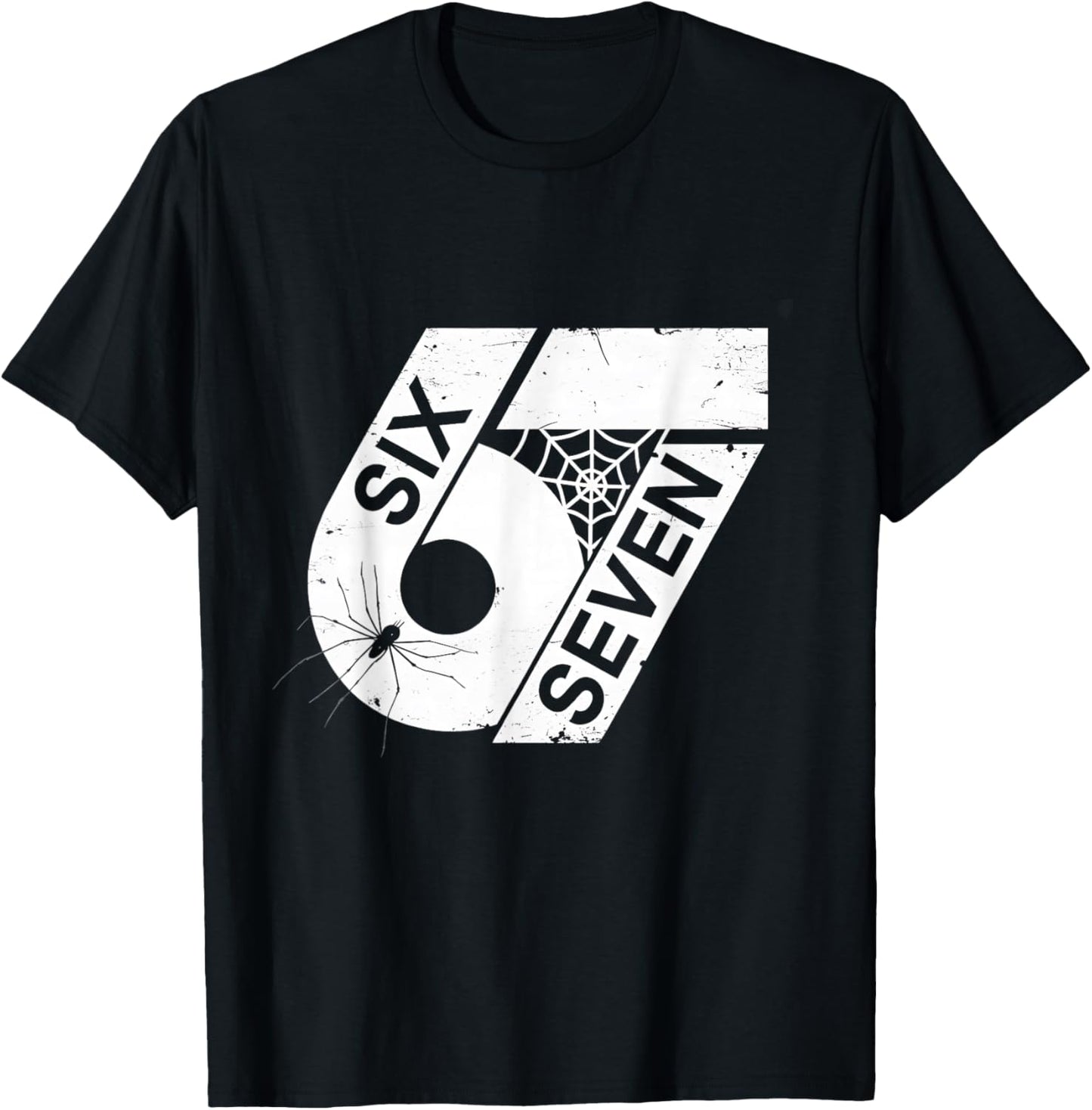 Six Seven 6 7 Meme 6 7 Halloween Costume T-Shirt - T-Shirt | Black