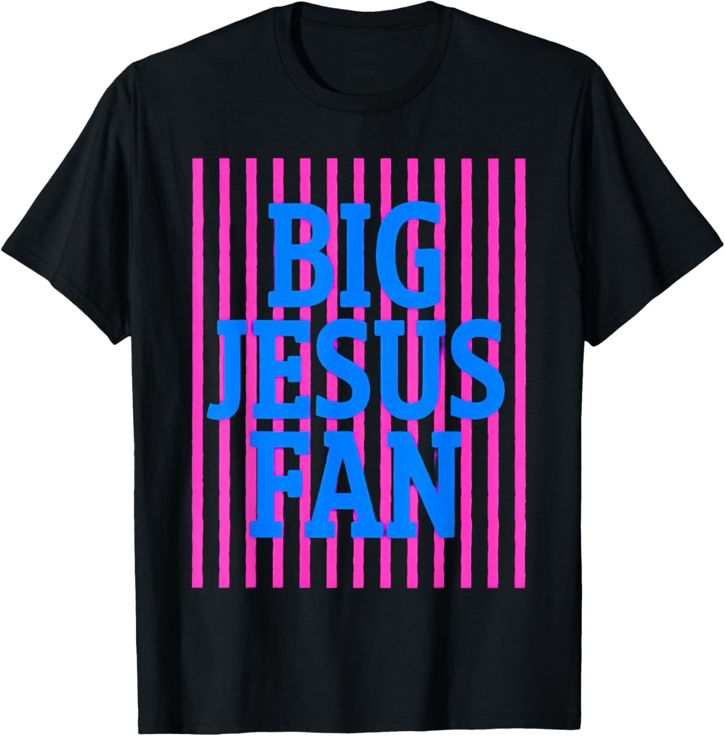 Big Jesus Fan T-Shirt - T-Shirt | Black