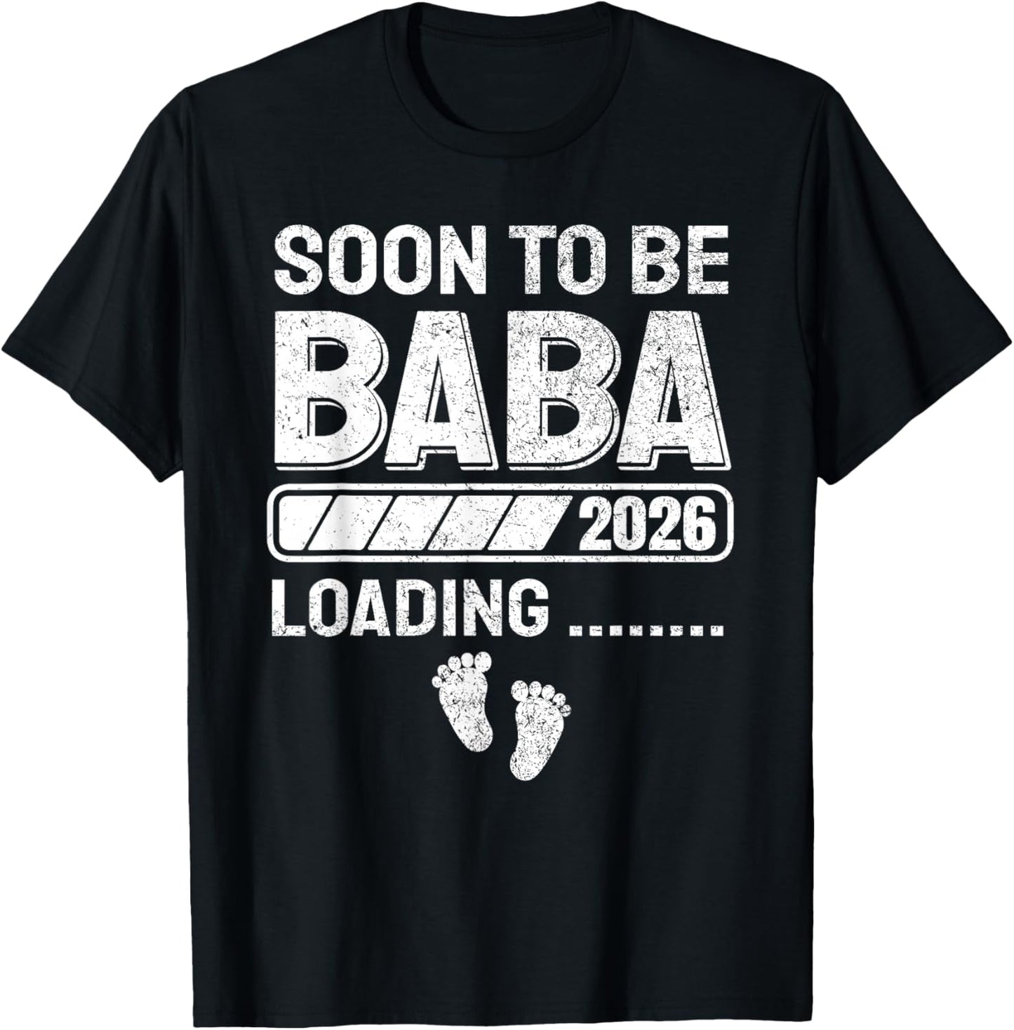 Baba to Be Soon to Be Baba 2026 T-Shirt - T-Shirt | Black