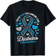 I Wear Blue for Someone I Love Type 1 Diabetes Awareness T-Shirt - T-Shirt | Black