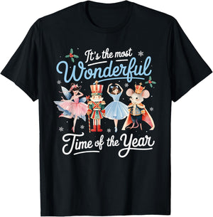 It's The Most Wonderful Time of The Year Nutcracker Ballet T-Shirt - T-Shirt | Black