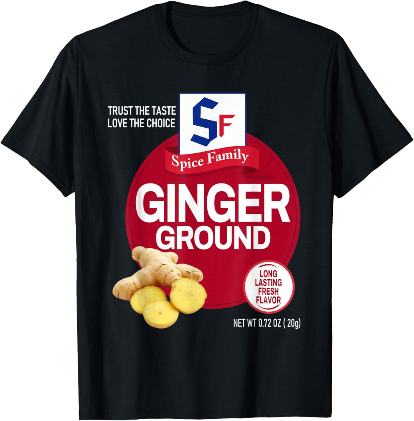 Ground Ginger Halloween Spice Costume Group Matching T-Shirt - T-Shirt | Black