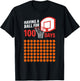 Having A Ball for 100 Days of School 100th Basketball T-Shirt - T-Shirt | Black