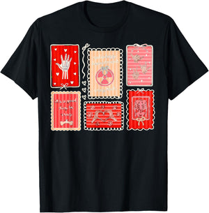 Radiology Valentine Heart for Valentine X-ray Tech T-Shirt - T-Shirt | Black