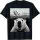 Polar Bear Sinking Titanic Selfie Funny Meme Men Women Kids T-Shirt - T-Shirt | Black