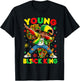 Young Black King Melanin African American History Month T-Shirt - T-Shirt | Black