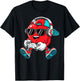Valentines Day Gamer Heart Gaming Boys Kids Men Youth Teen T-Shirt - T-Shirt | Black