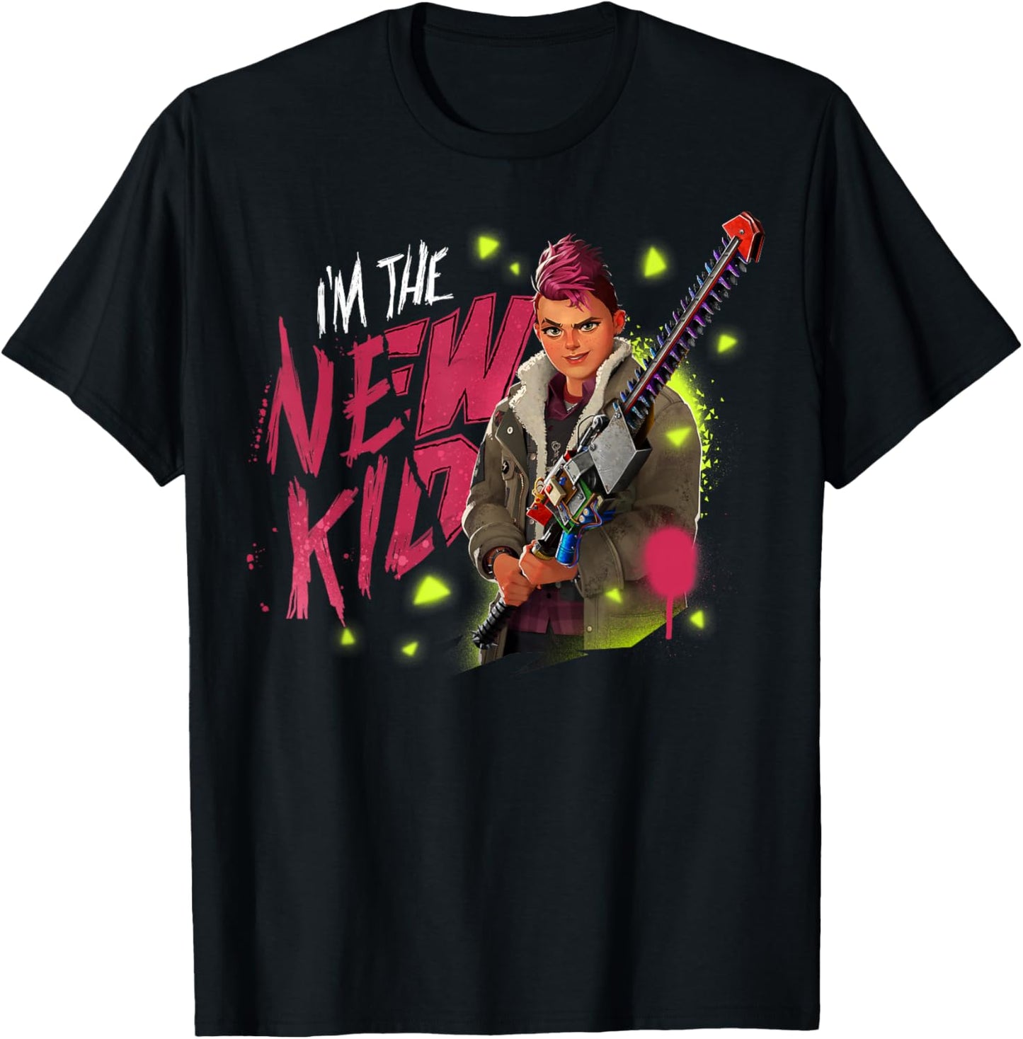 Stranger Things Tales from '85 I'm The New Kid D.I.Y. Weapon T-Shirt - T-Shirt | Black