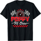 Race Car Birthday Party Racing Family Poppy Pit Crew T-Shirt - T-Shirt | Black