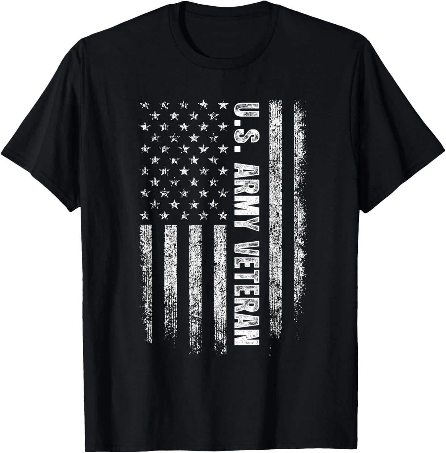 US Army Veteran Dad Veterans Day Birthday Thank You T-Shirt - T-Shirt | Black