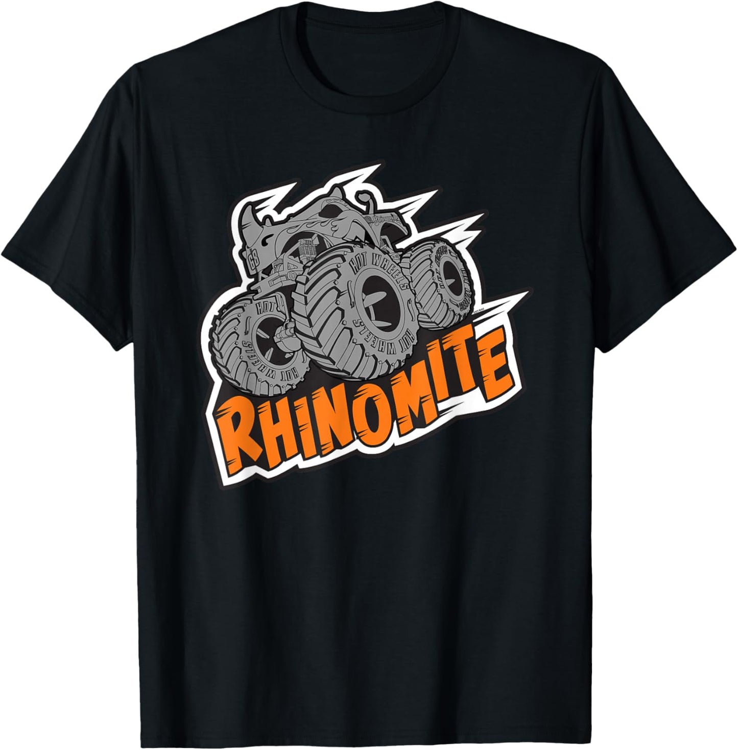 Hot Wheels Monster Trucks - Rhinomite T-Shirt - T-Shirt | Black