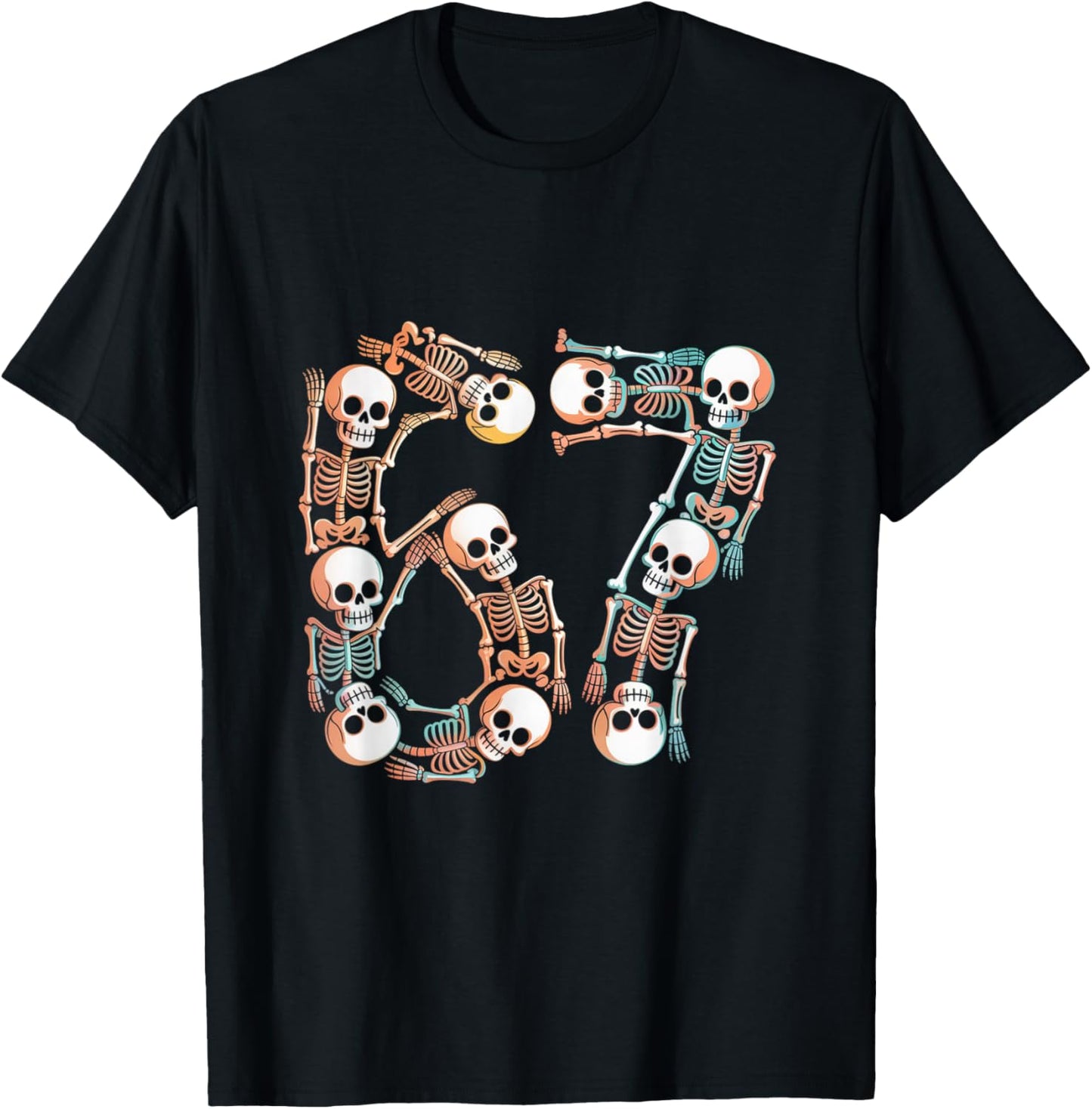 Haunted by 6-7 Funny Halloween 6-7 Costume T-Shirt - T-Shirt | Black