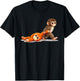 Retro Cute Monkey Punch Ultimately i Have to be Brave Viral T-Shirt - T-Shirt | Black