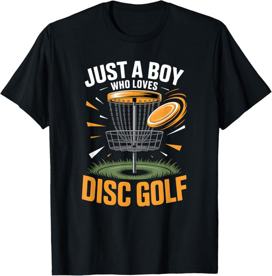 Boys Disc Golf T-Shirt - T-Shirt | Black