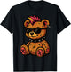 Punk Rocker Teddy Bear Funny Rock Music Punk Rock Lover T-Shirt - T-Shirt | Black
