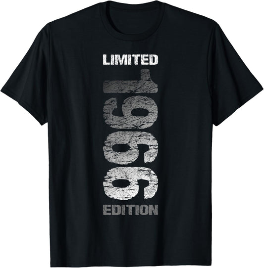 Limited Edition 1966 60th Birthday T-Shirt - T-Shirt | Black