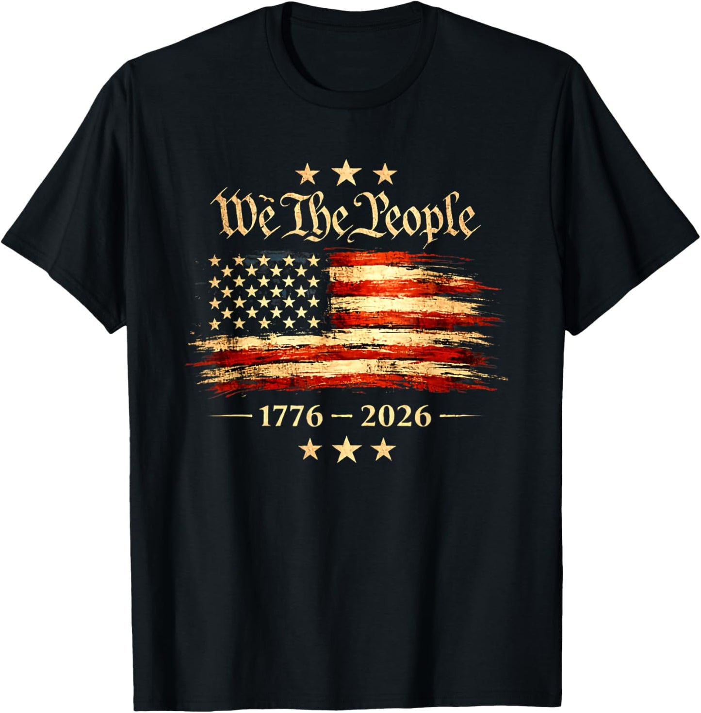 250 Years America Anniversary 250th Independence Day Freedom T-Shirt - T-Shirt | Black