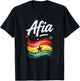 Afia Ghana Flag Ghanaian Name Birthday Gift T-Shirt - T-Shirt | Black