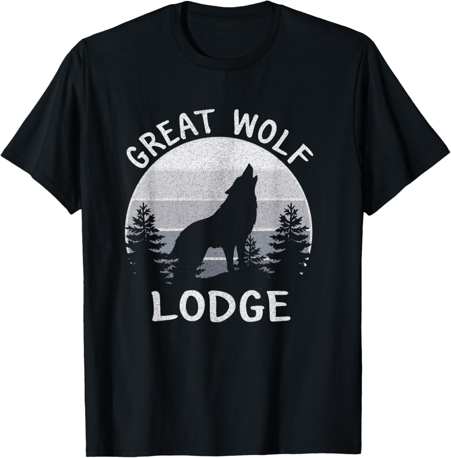 Great Wolf Lodge Lovers Outdoor Adventure Enthusiast T-Shirt - T-Shirt | Black