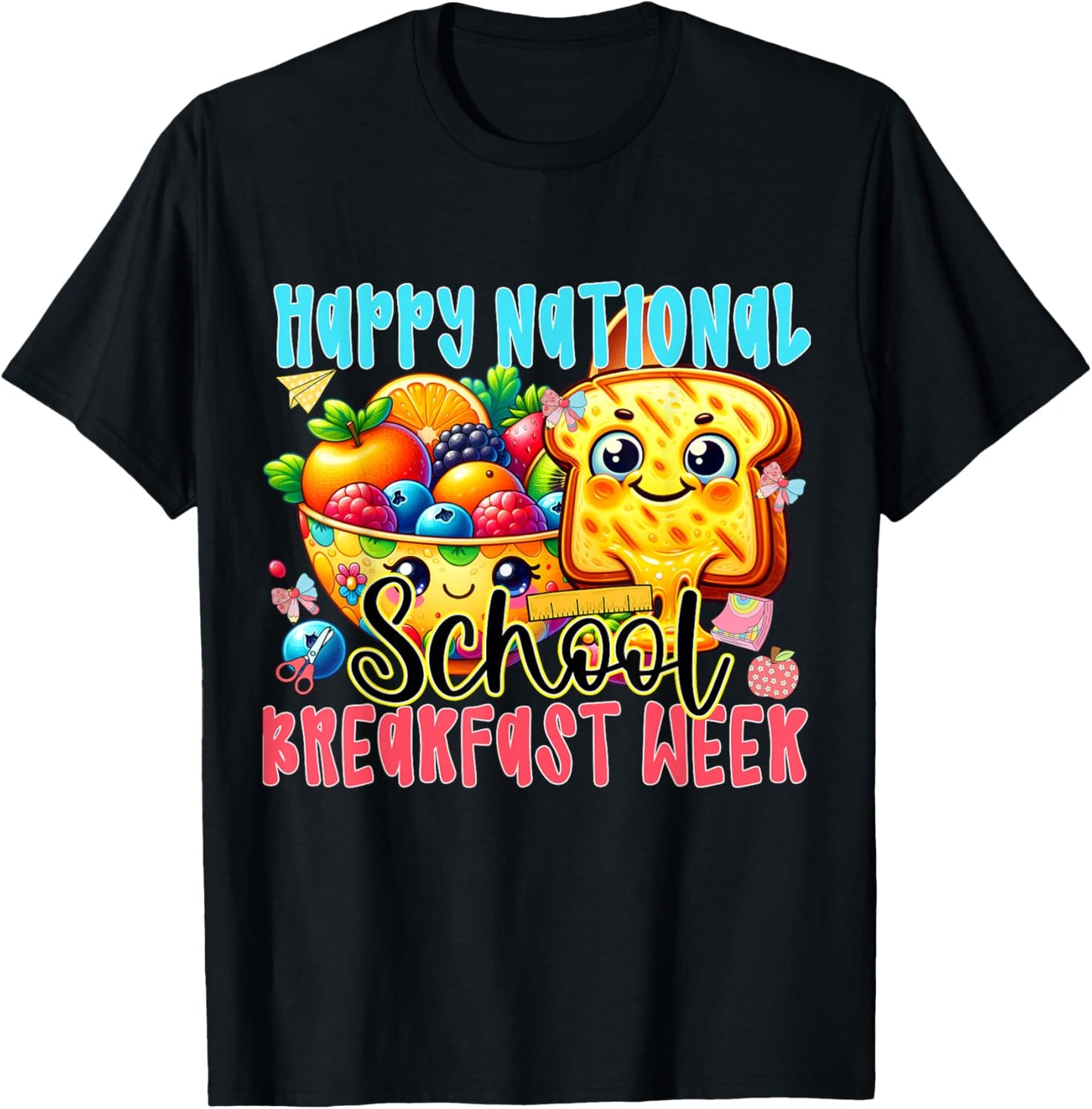 National School Breakfast Week 2026 T-Shirt - T-Shirt | Black