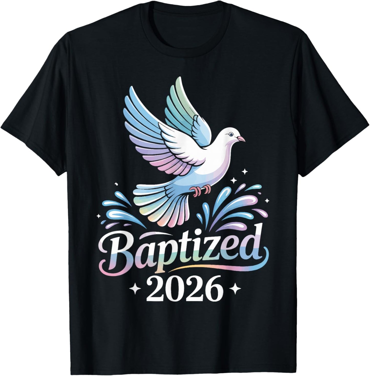 Baptized 2026 T-Shirt - T-Shirt | Black
