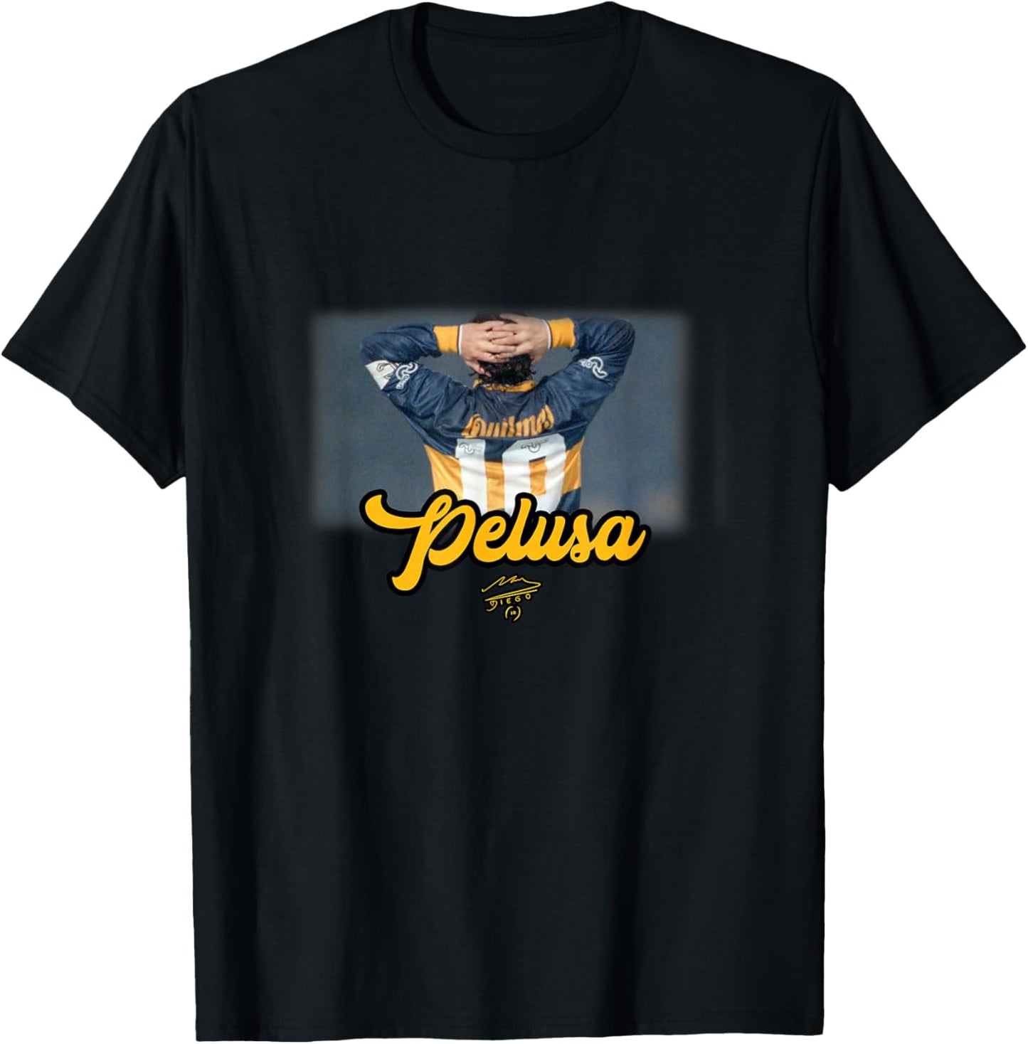 Maradona Pelusa T-Shirt - T-Shirt | Black