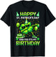 Happy St Patricks Day Yes Its My Birthday Lucky Women T-Shirt - T-Shirt | Black