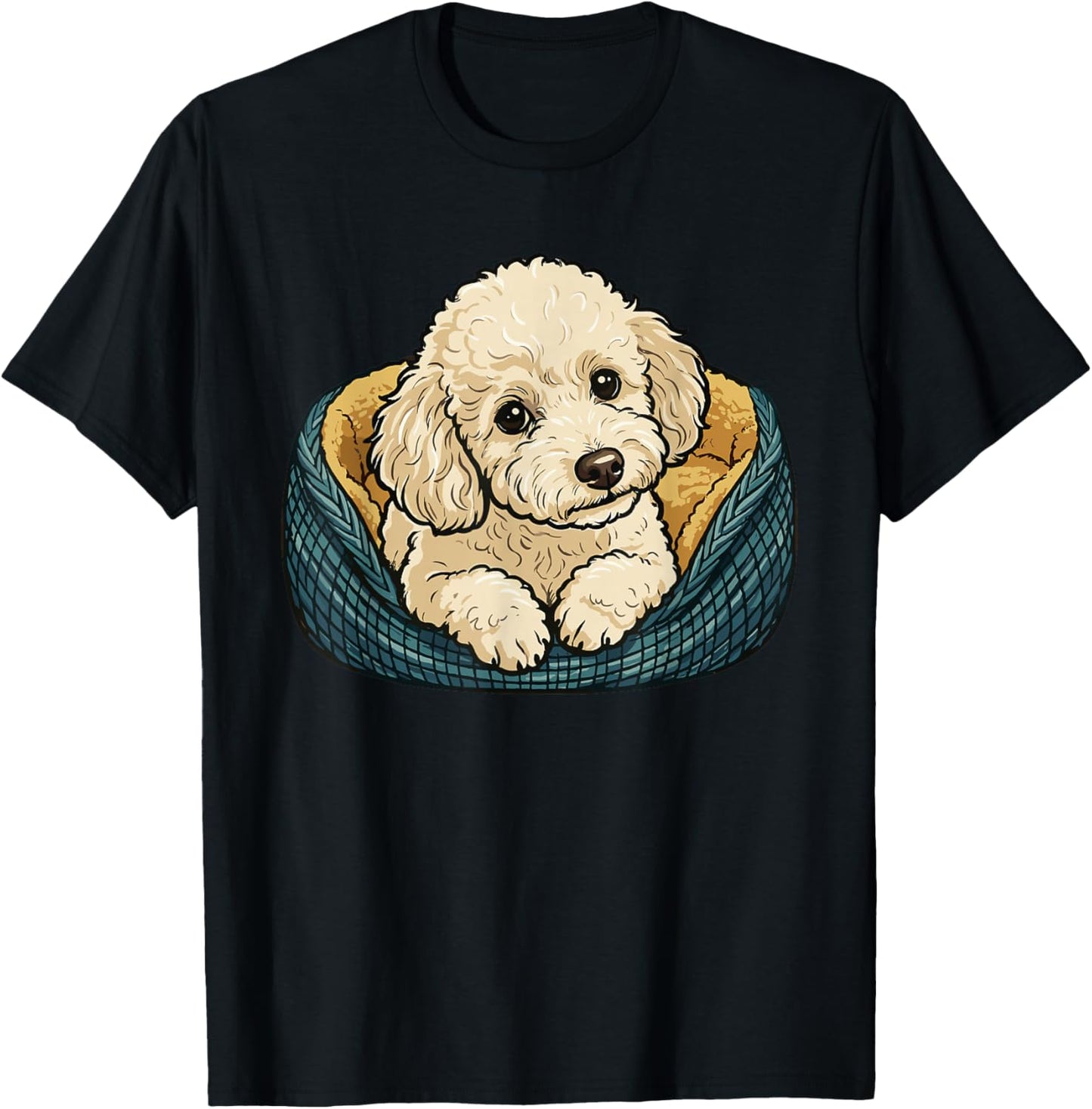 Retro Poodle Dog Mom Dog Dad Funny Poodle T-Shirt - T-Shirt | Black