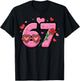 Valentines Day 6 7 Hearts 67 Six Seven Meme Boys Kids Youth T-Shirt - T-Shirt | Black