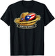 Here for Bonito Graphic, Straw Hat Football Badge Design T-Shirt - T-Shirt | Black