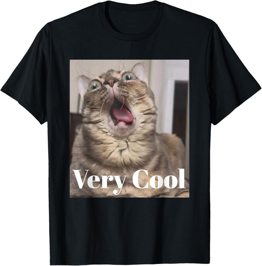 Gumbus Very Cool Funny Brainrot Cat Dank Meme Gen Z T-Shirt - T-Shirt | Black