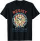 Patriotic Toad - Resist Fascism, Silence is Compliance T-Shirt - T-Shirt | Black