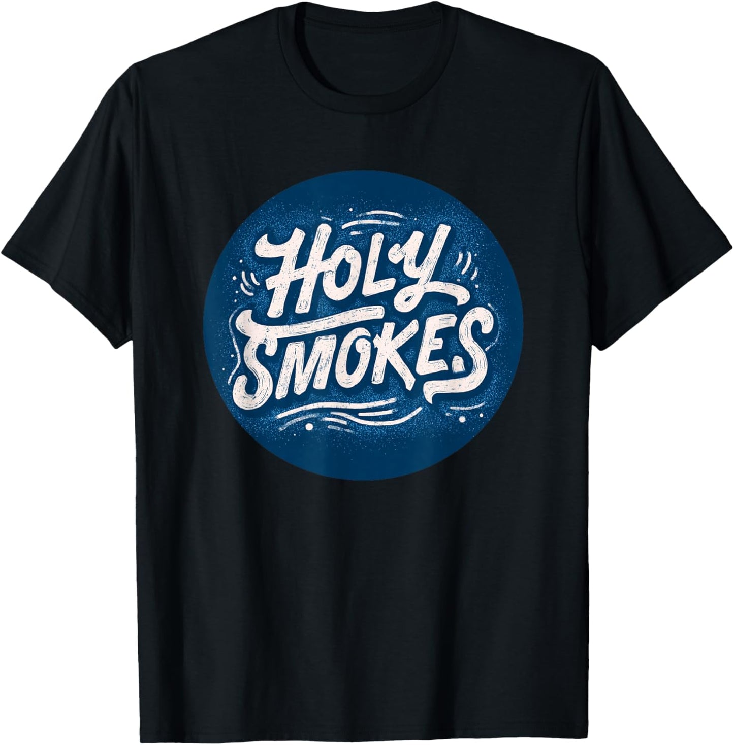 Funny Holy Smokes Stamp Costume T-Shirt - T-Shirt | Black