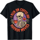 I Run On Coffee and Horror Movies T-Shirt - T-Shirt | Black