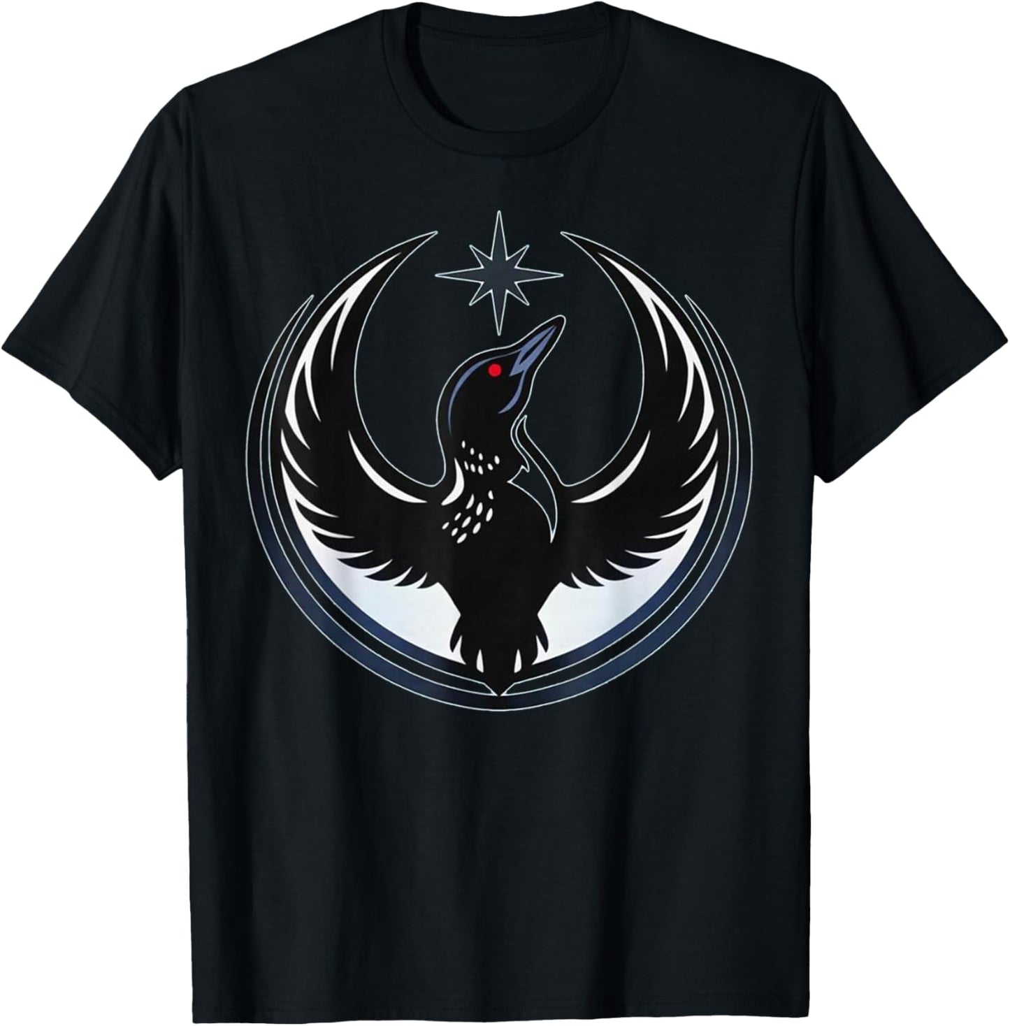 Minnesota Rebel Loon T-Shirt - T-Shirt | Black