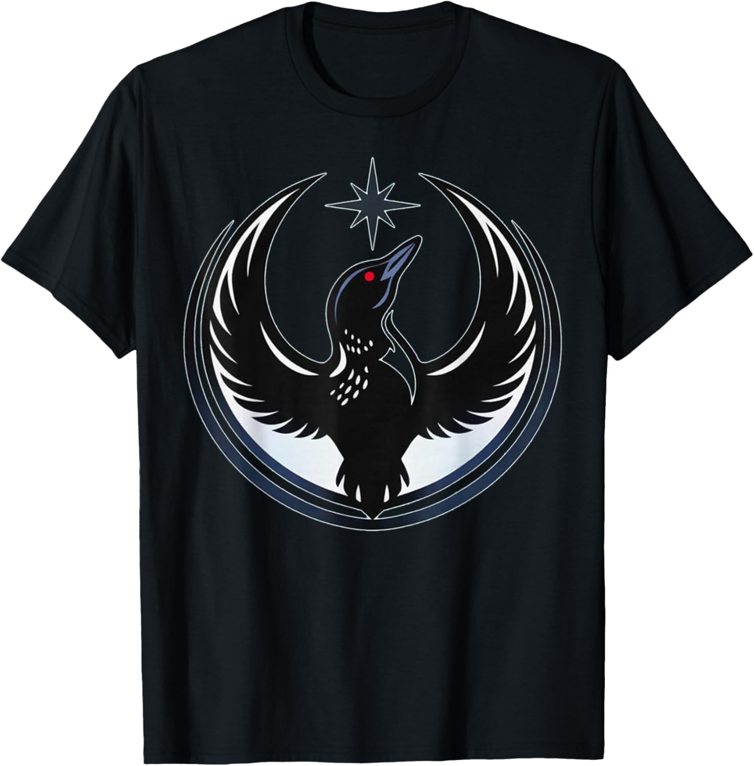 Minnesota Rebel Loon T-Shirt - T-Shirt | Black
