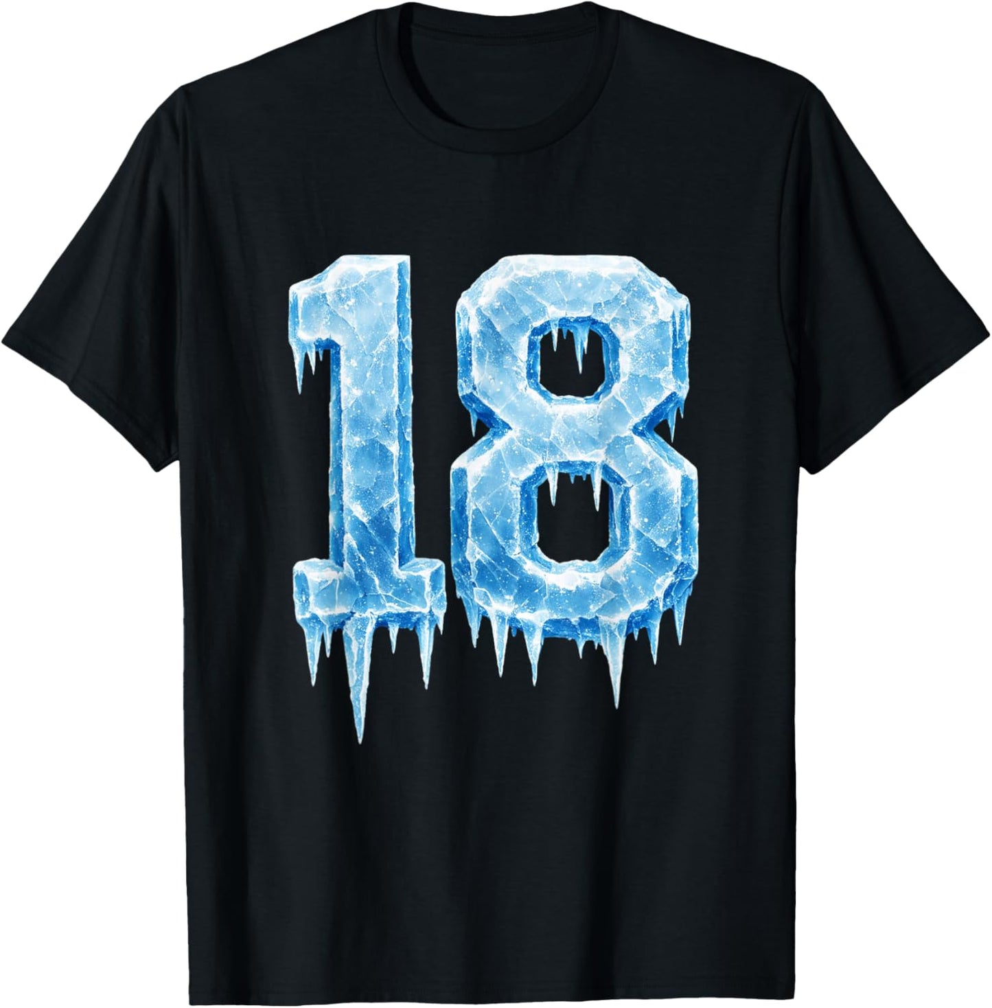 18 Iceman Football Jersey Football Player Number T-Shirt - T-Shirt | Black