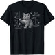 Funny Cat Math Physics Equations Science Humor T-Shirt - T-Shirt | Black