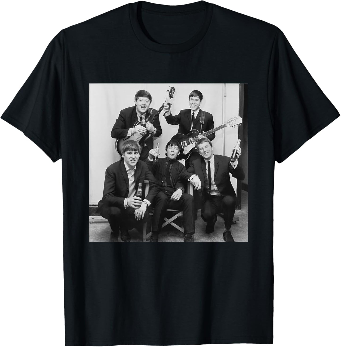 The Animals Portrait House of The Rising Sun 1964 T-Shirt - T-Shirt | Black